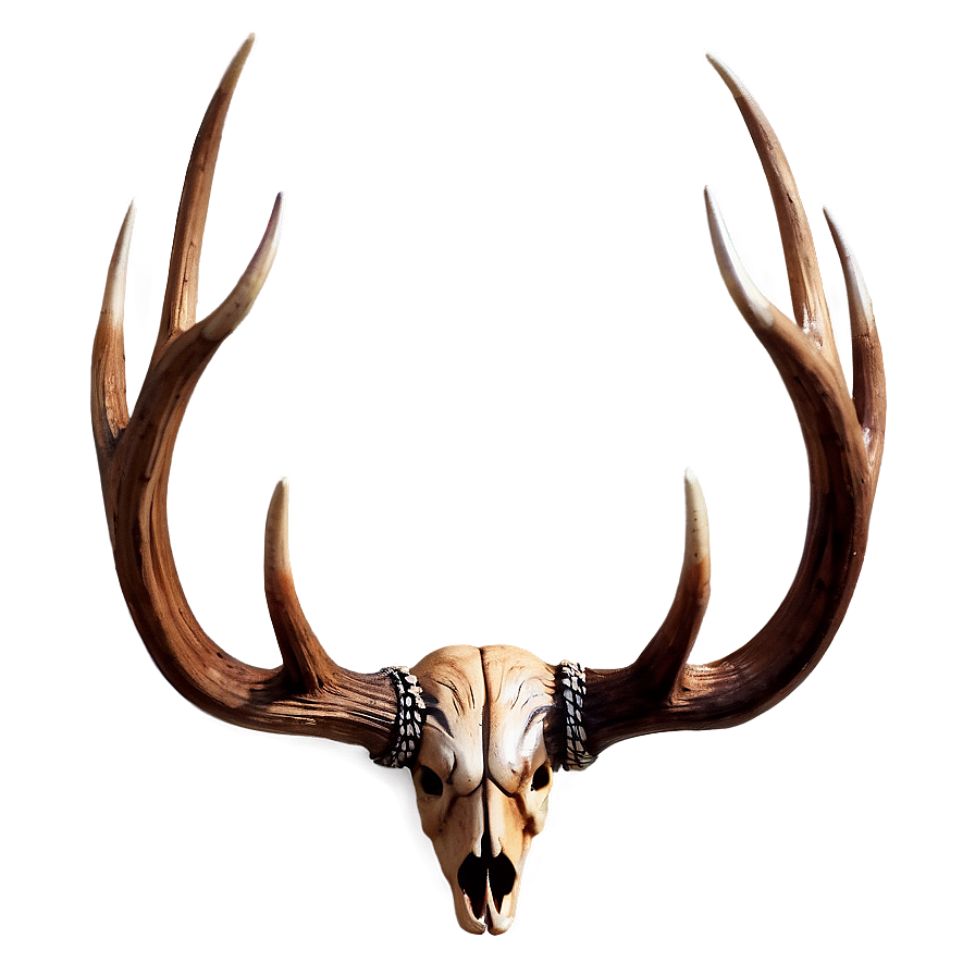 Bold Deer Antler Emblem Png Rwa PNG Image