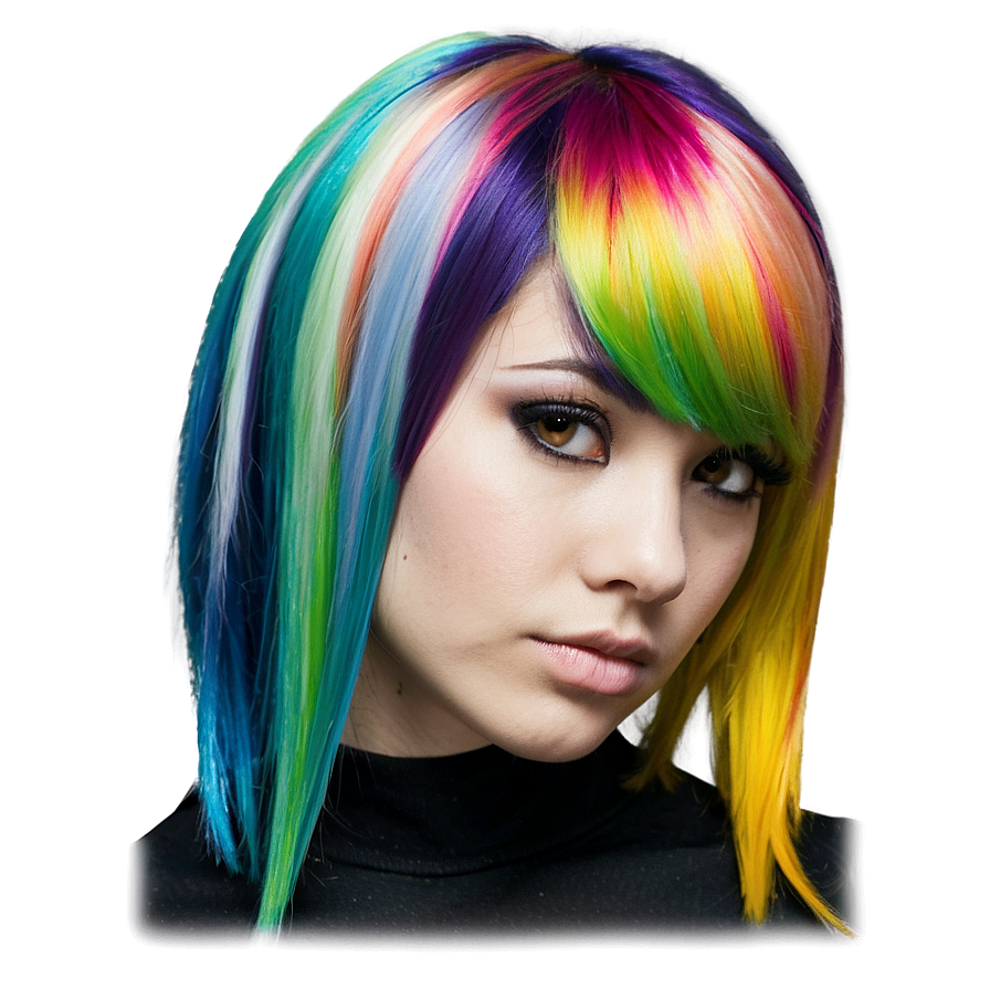 Bold Emo Hair Color Png 12 PNG Image