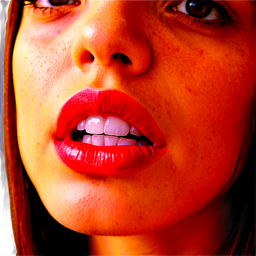 Bold Lip Bite Avatar Png 06272024 PNG Image