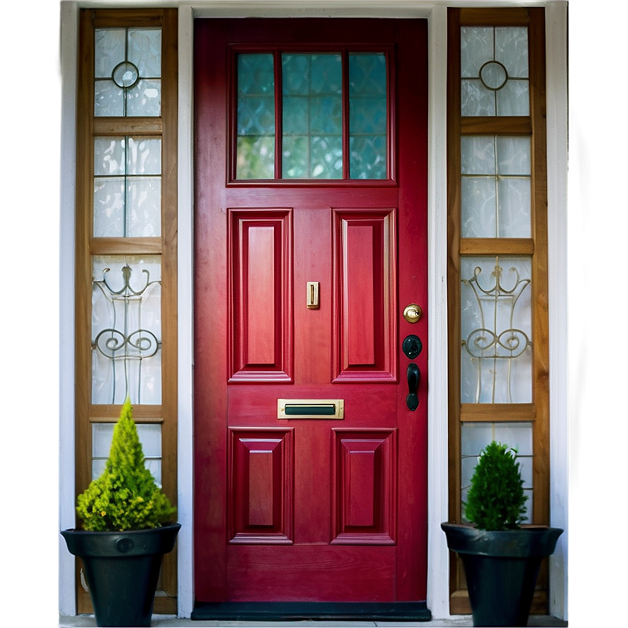 Bold Red Front Door Png Yvu PNG Image