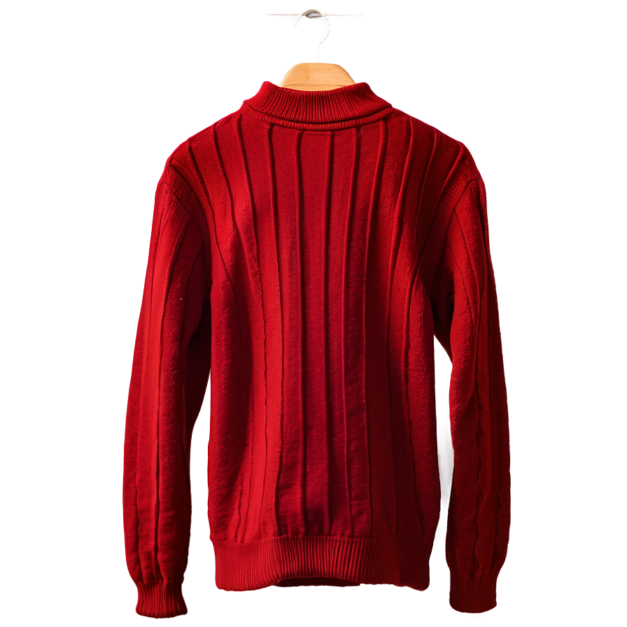 Bold Red Sweater Png Lom87 PNG Image