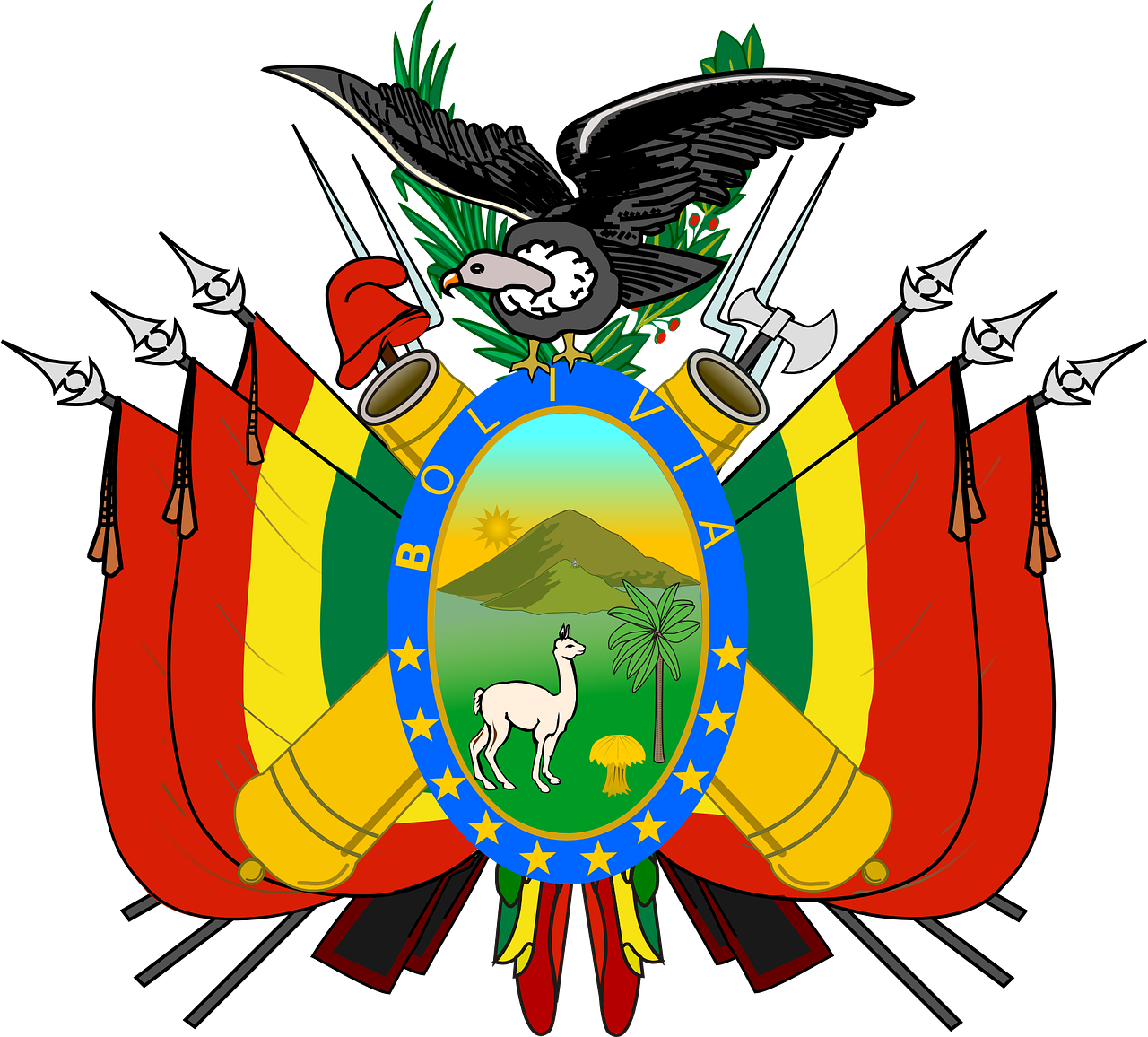 Bolivian Coatof Arms PNG Image