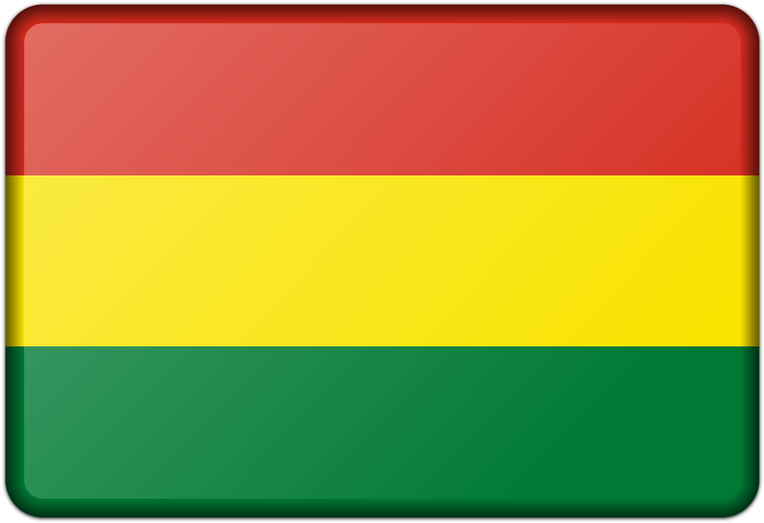 Bolivian Flag Graphic PNG Image