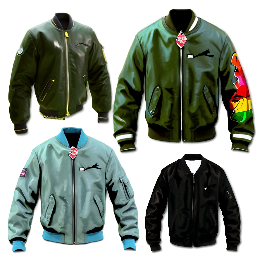 Bomber Jacket D PNG Image