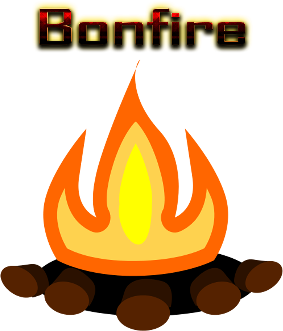 Bonfire Logo Graphic PNG Image