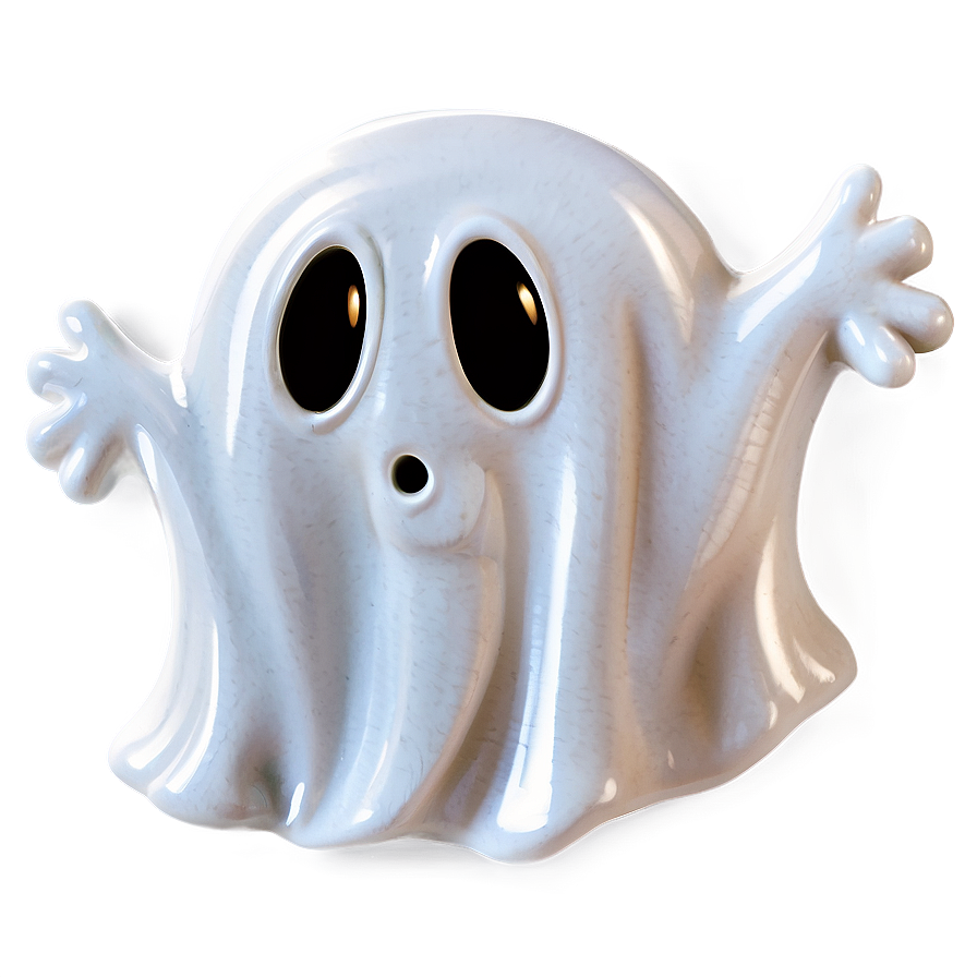 Boo Ghost With Bow Png Qcg31 PNG Image