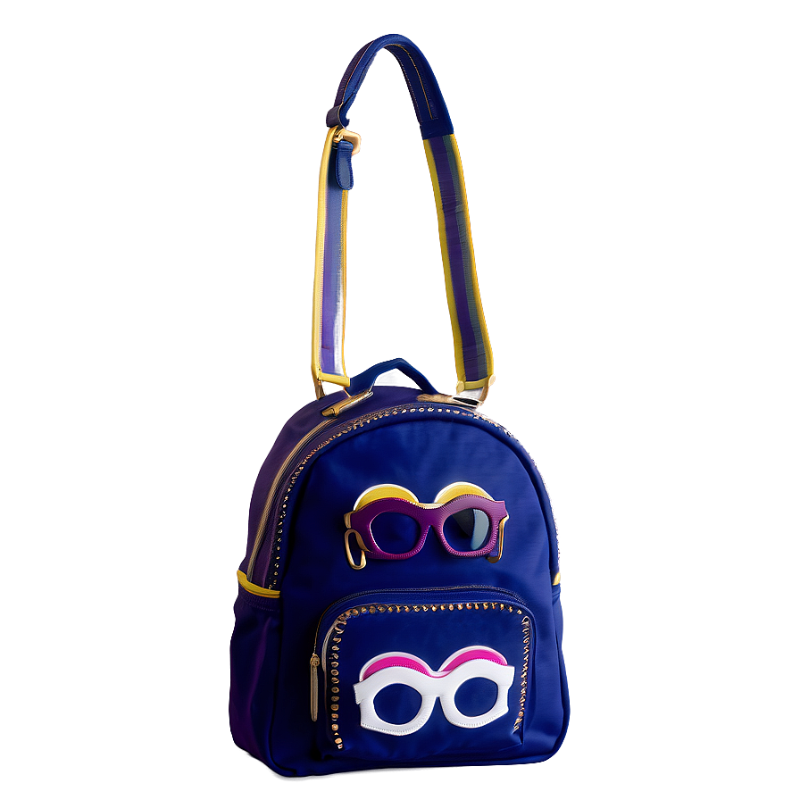 Book Bag With Sunglasses Slot Png 57 PNG Image