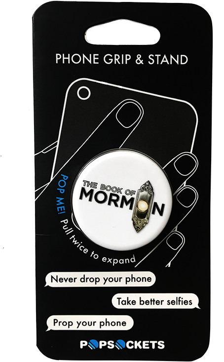 Bookof Mormon Pop Socket Packaging PNG Image