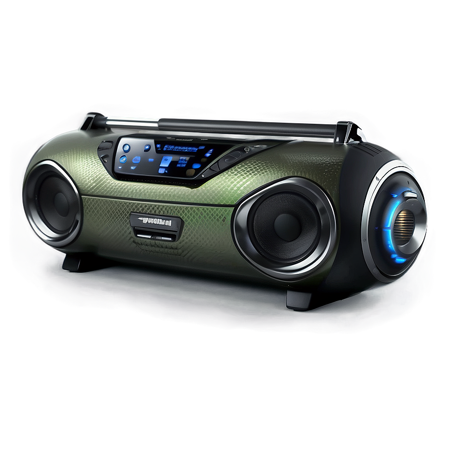 Boombox With Bluetooth Connectivity Png Adj14 PNG Image