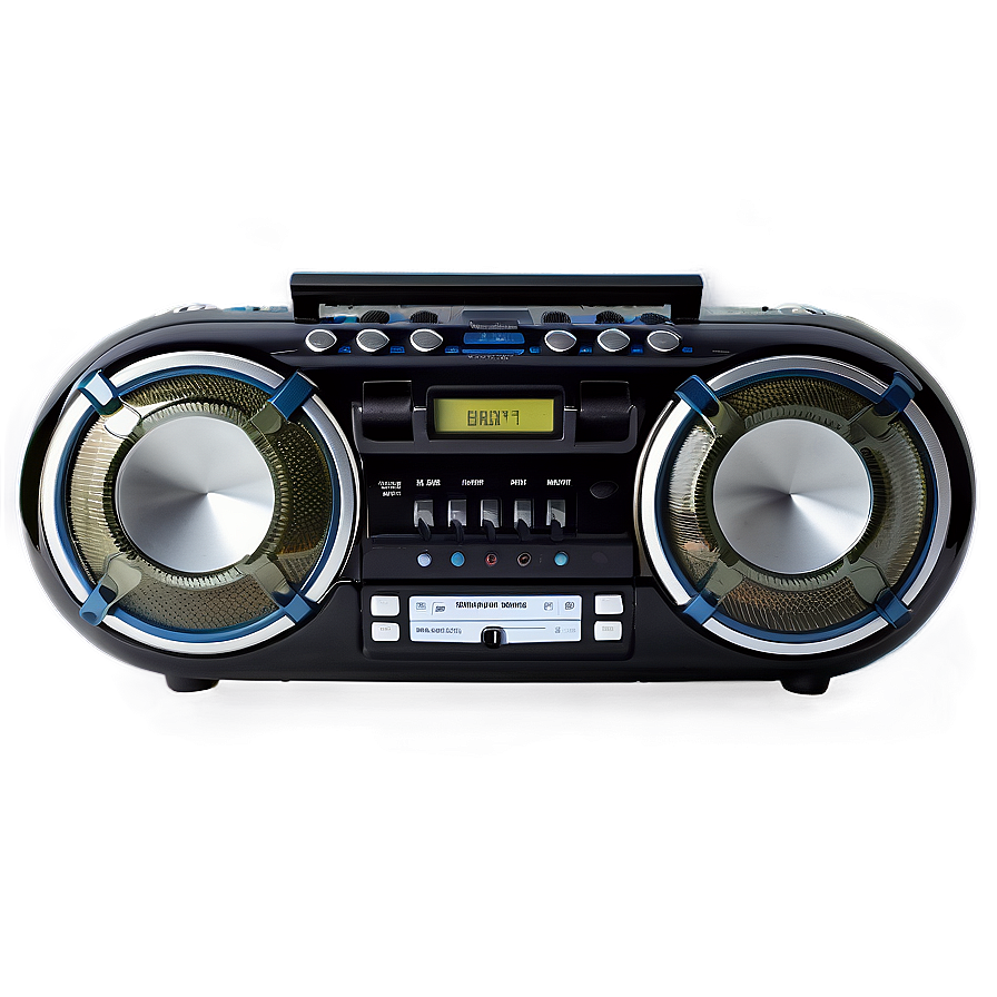 Boombox With Cd Player Png Hxj92 PNG Image