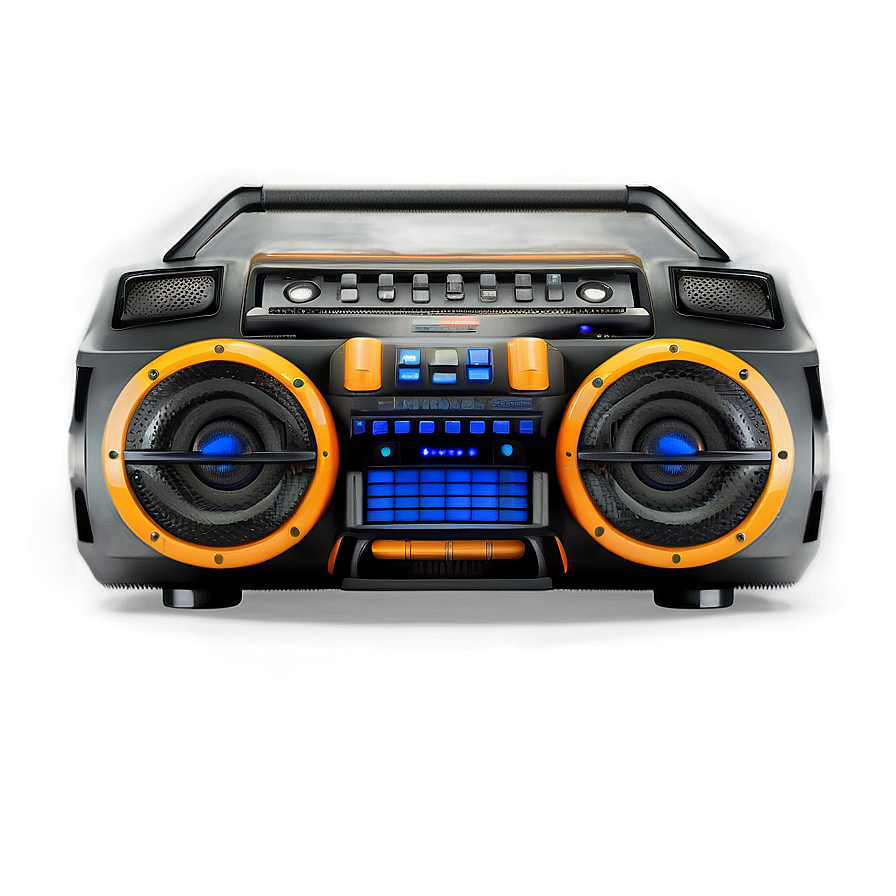 Boombox With Remote Control Png Bhw PNG Image