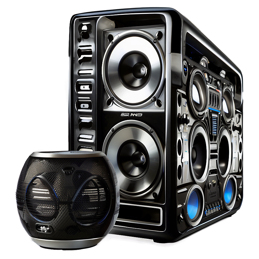 Boombox With Speakers Png Eun PNG Image