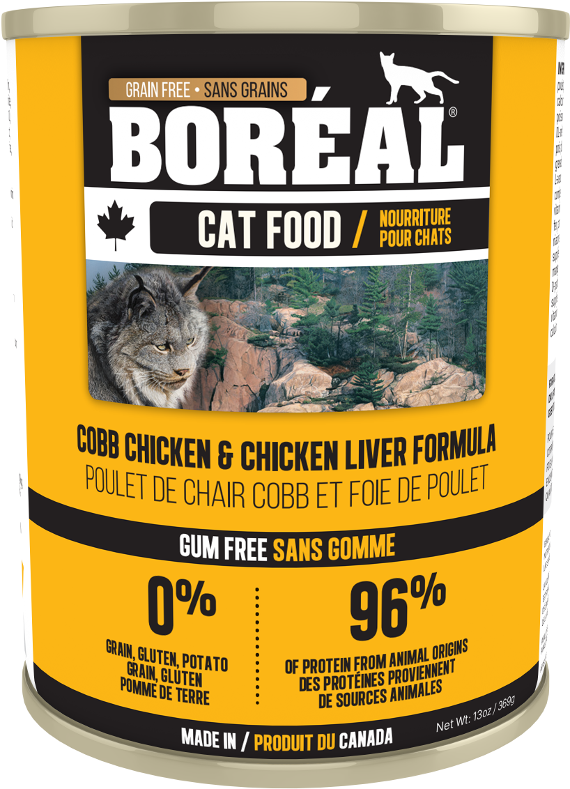 Boreal Cat Food Can Image PNG Image