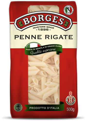 Borges Penne Rigate Pasta Package500g PNG Image