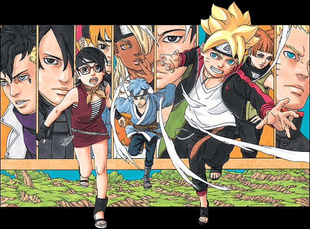 Borutoand New Generation Ninjas PNG Image