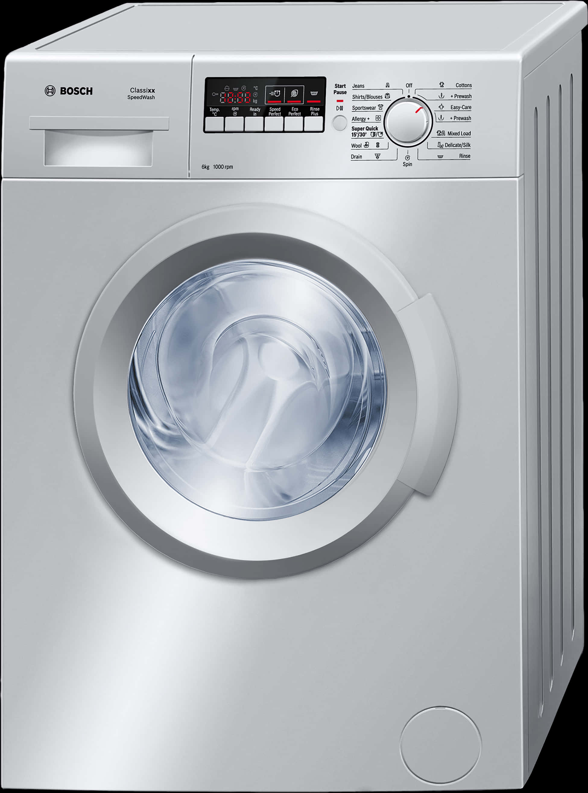 Bosch Front Load Washing Machine PNG Image