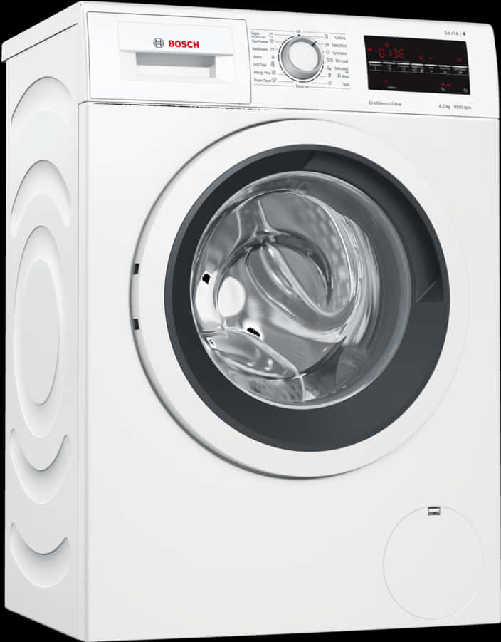 Bosch Front Load Washing Machine PNG Image