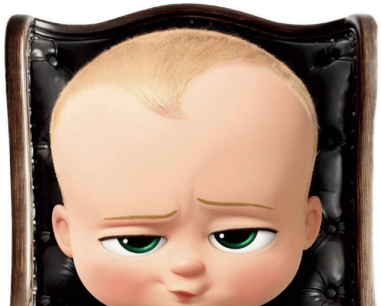 Boss Baby Character Portrait PNG Image