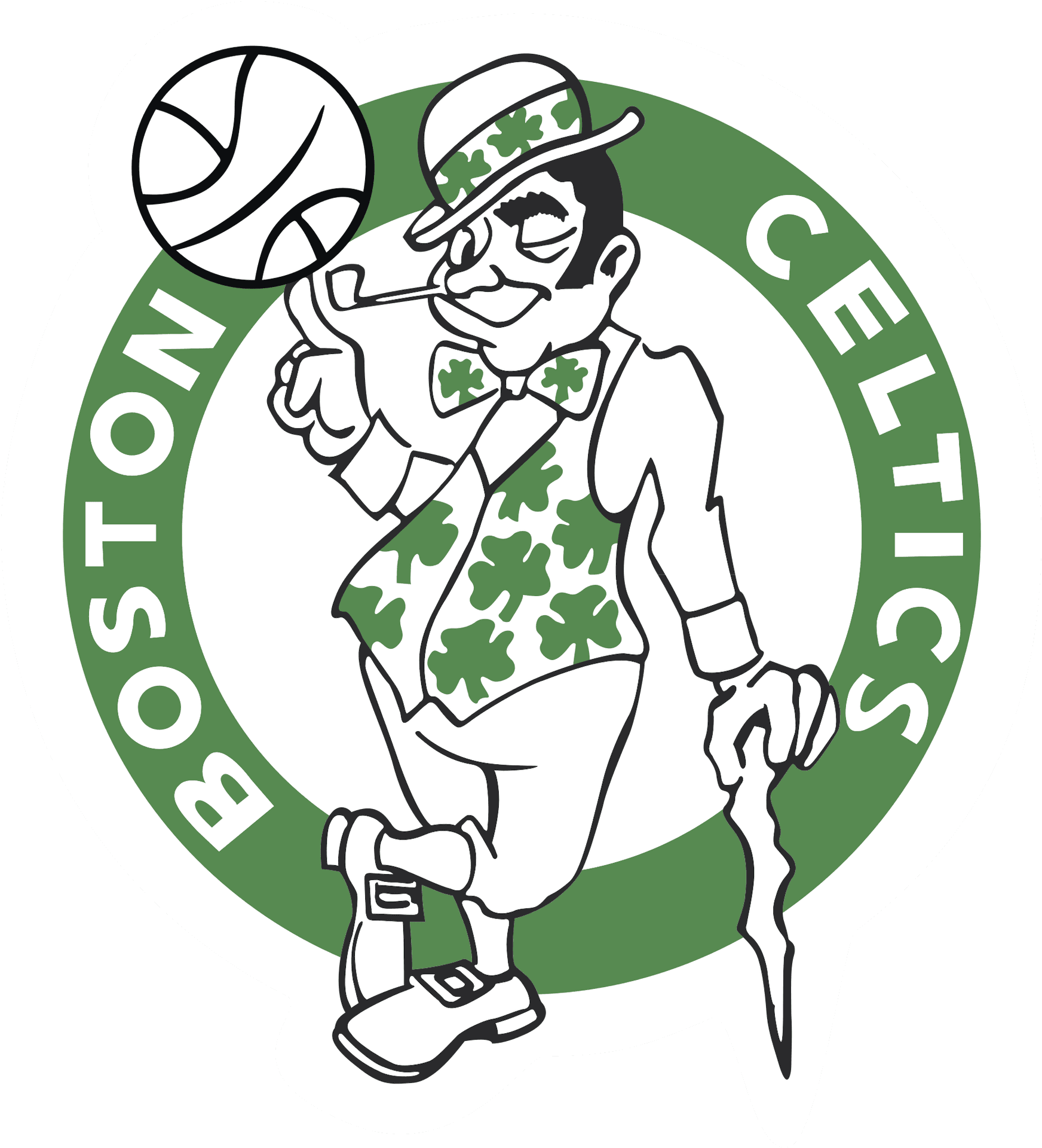 Boston Celtics Logo Illustration PNG Image