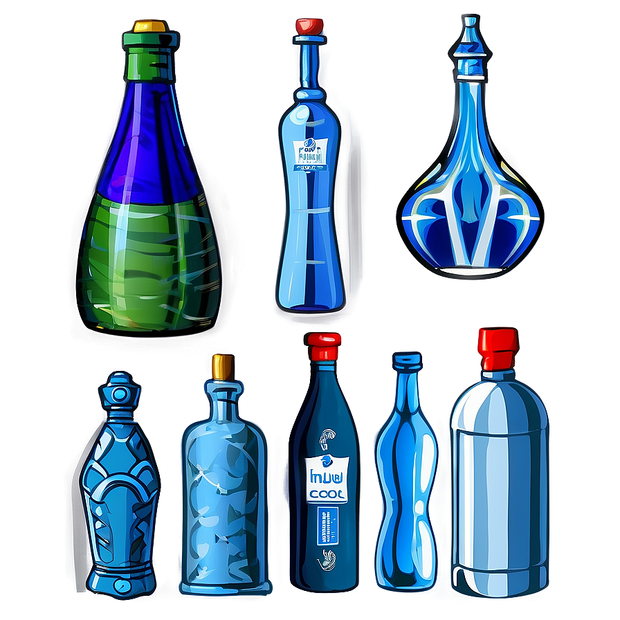 Bottle Collection Png Swa36 PNG Image