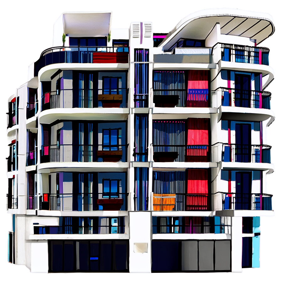 Boutique Apartment Building Png 27 PNG Image