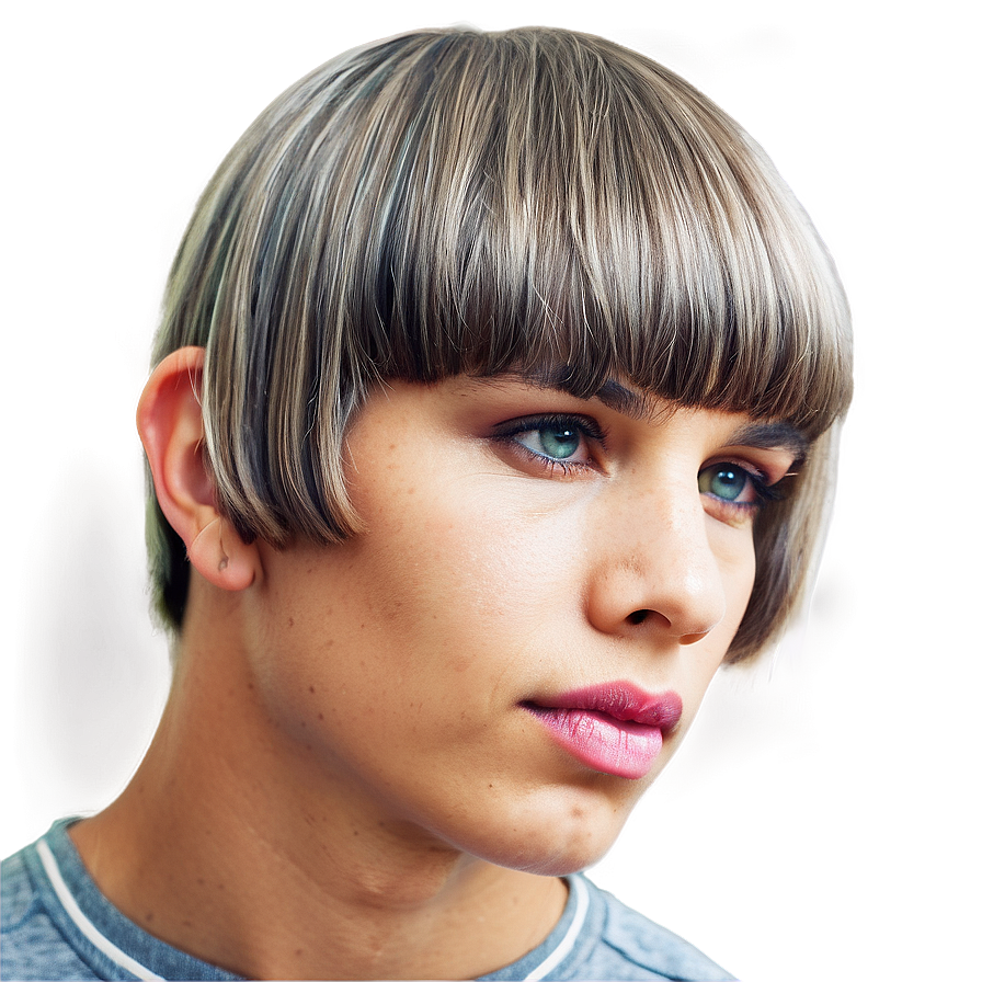 Bowl Cut Hairstyle Png Xgb21 PNG Image