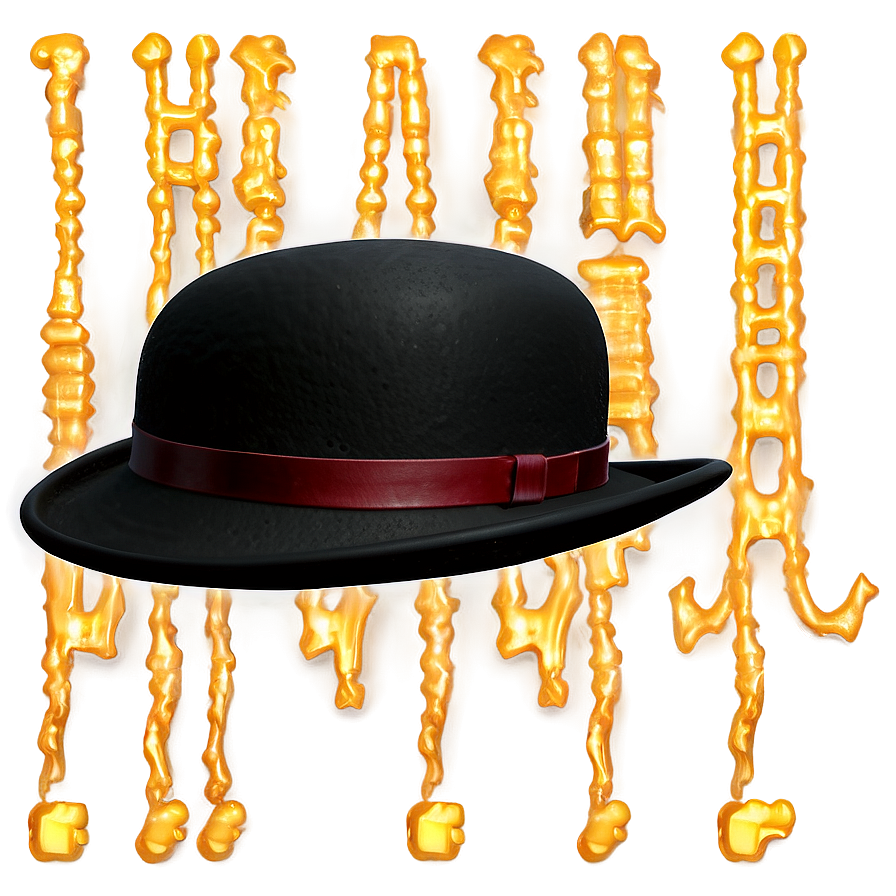 Bowler Hat Png Ash PNG Image