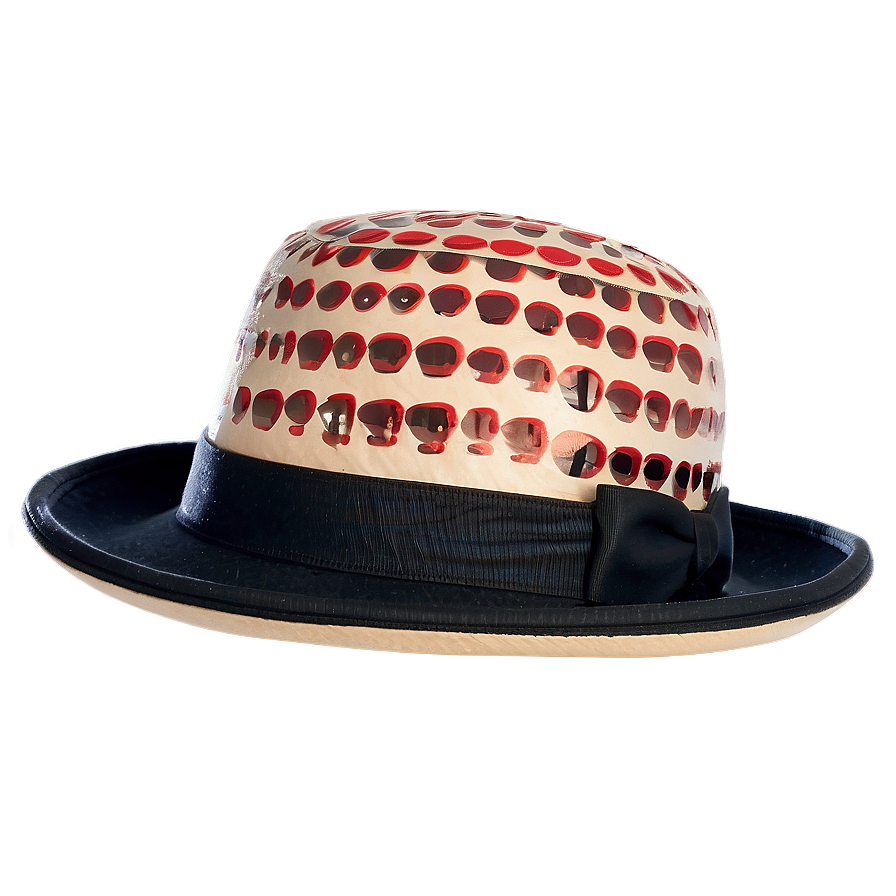 Bowler Hat With Bow Png Qmv PNG Image