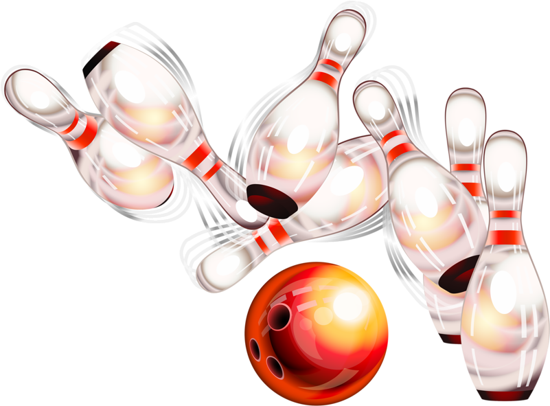 Bowling Strike Illustration.png PNG Image