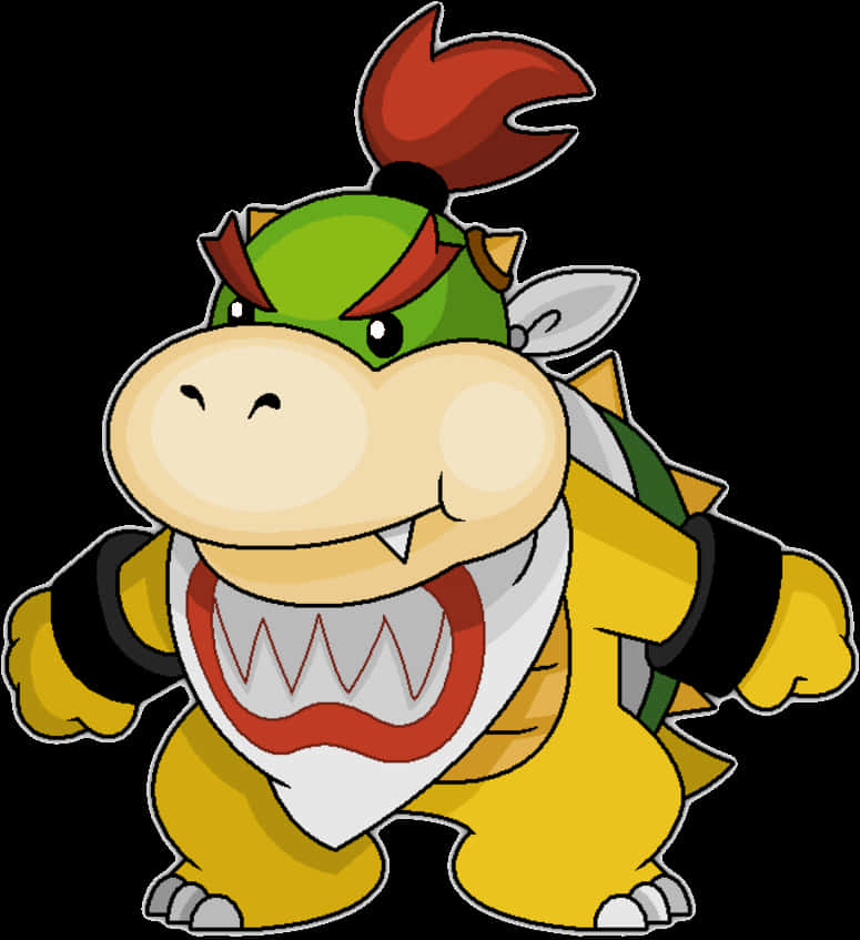 Bowser_ Jr_ Illustration PNG Image