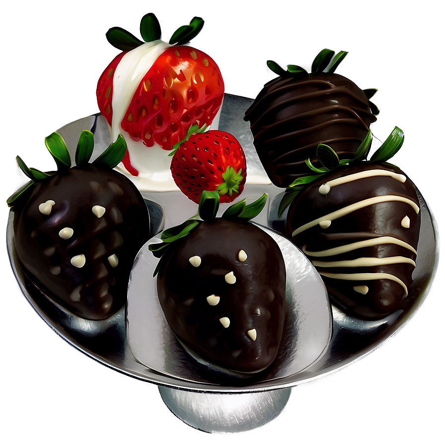 Box Of Chocolate Dipped Strawberries Png Xod71 PNG Image