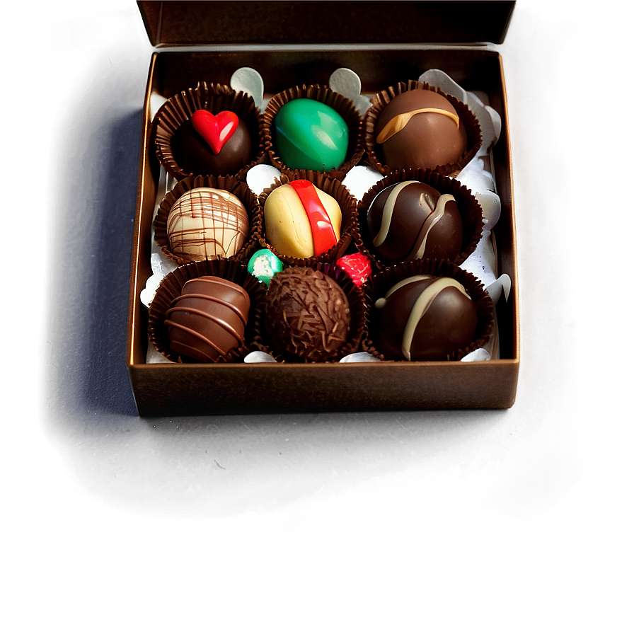 Box Of Chocolate Truffles Png 61 PNG Image