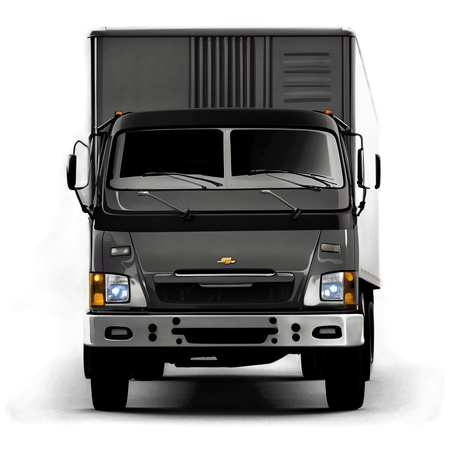 Box Truck On Road Png 80 PNG Image