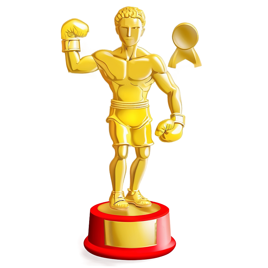 Boxing Champion Trophy Png 05042024 PNG Image