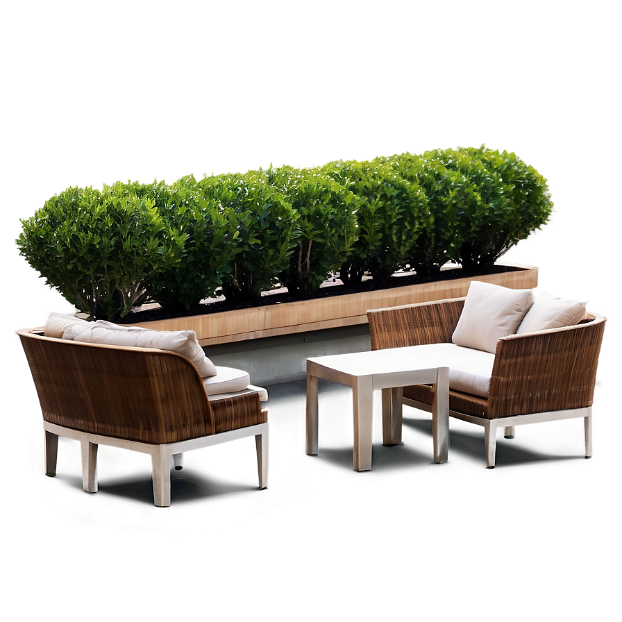 Boxwood On Terrace Png 06212024 PNG Image