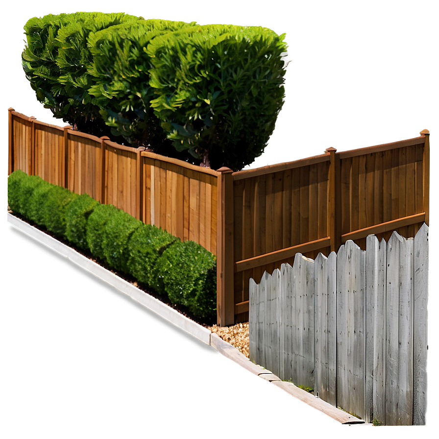 Boxwood Privacy Fence Png 06212024 PNG Image