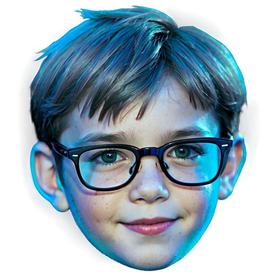 Boy Wearing Glasses Png 05212024 PNG Image