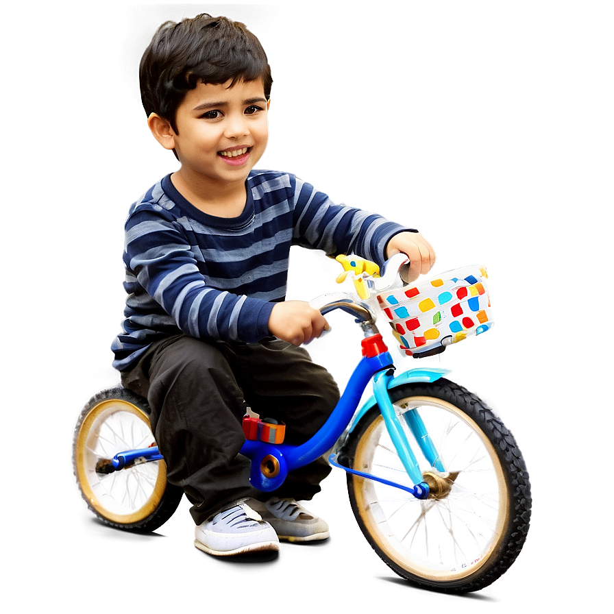 Boy With Bicycle Png Uqj PNG Image