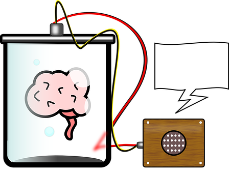 Brain In A Jar Concept Art PNG Image