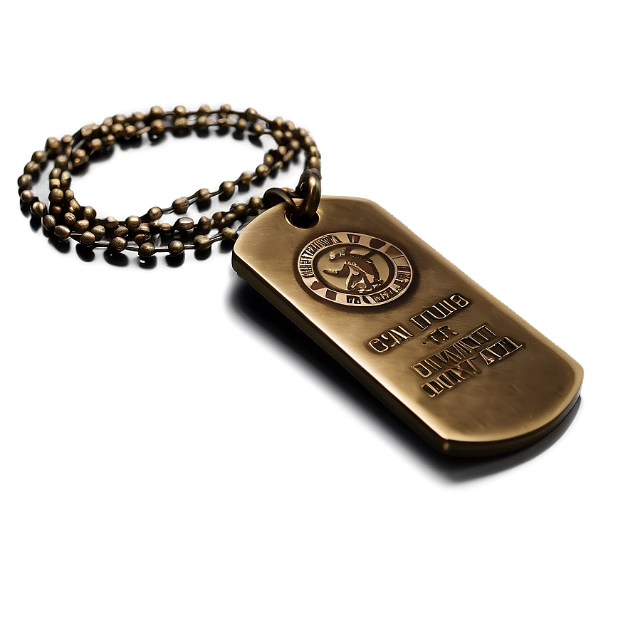 Brass Dog Tags Png Auu PNG Image