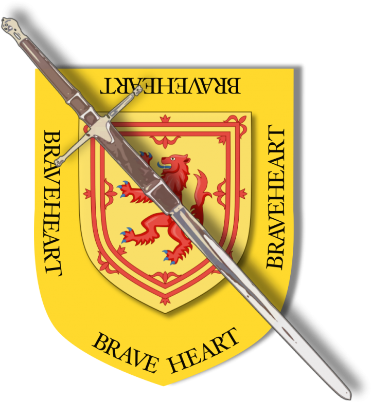 Braveheart Swordand Shield PNG Image