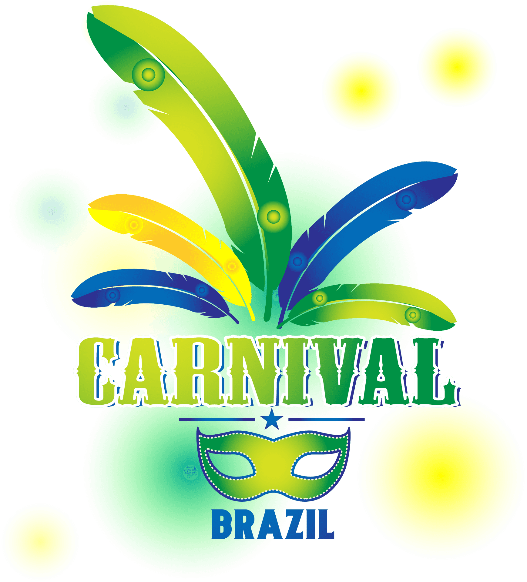 Brazilian Carnival Festive Graphic PNG Image