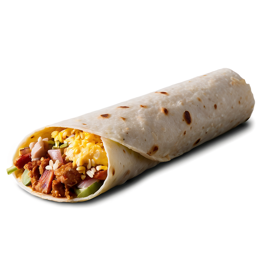 Breakfast Burrito Wrap Png Ycm75 PNG Image