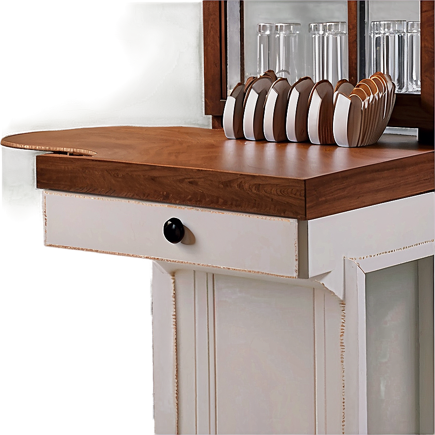 Breakfast Nook Cabinet Png 06122024 PNG Image