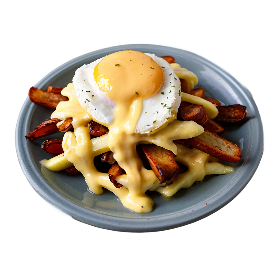 Breakfast Poutine With Hollandaise Png 98 PNG Image