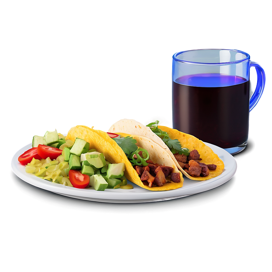 Breakfast Tacos Plate Png 05212024 PNG Image