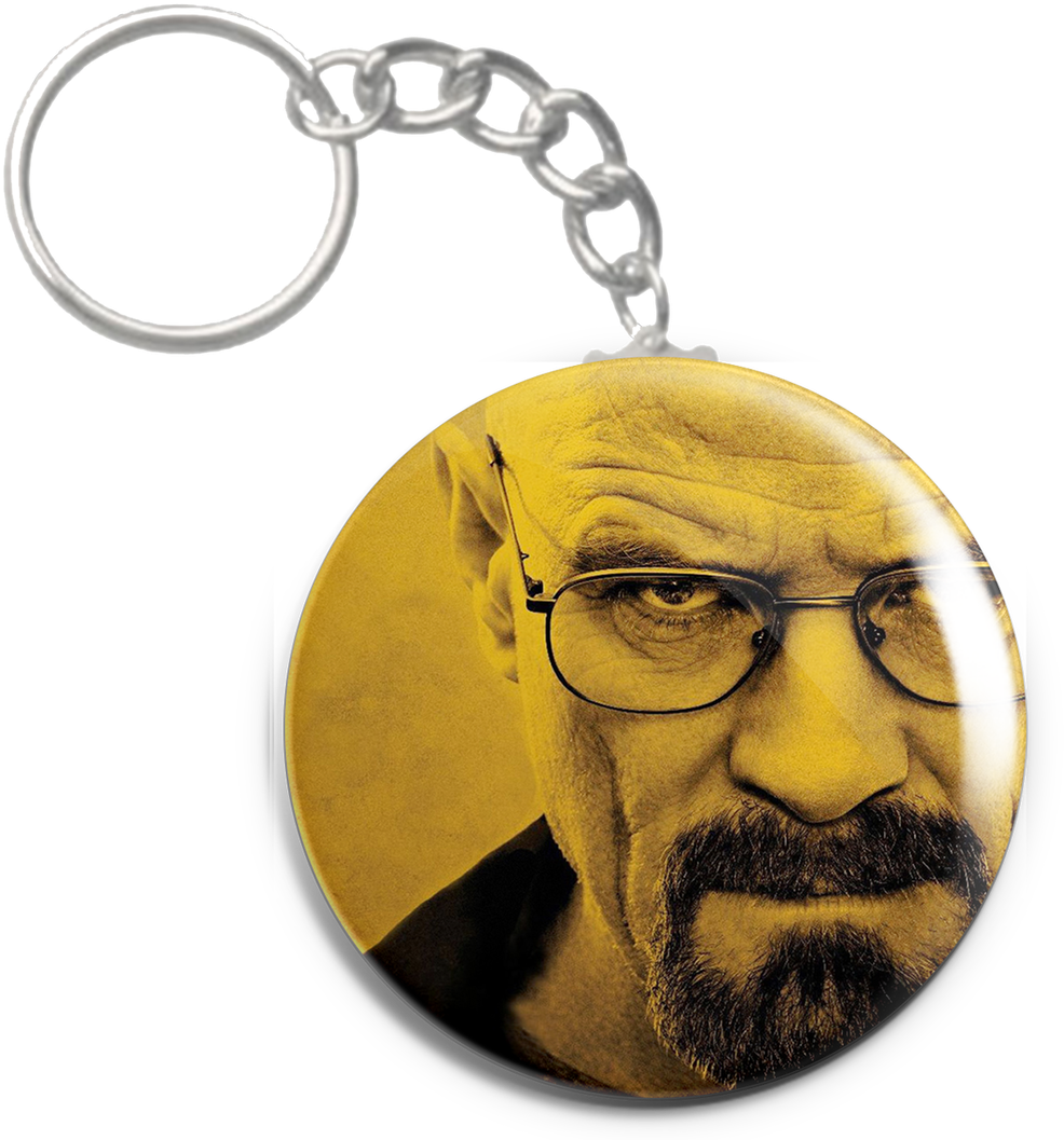 Breaking Bad Keychain Heisenberg Portrait PNG Image