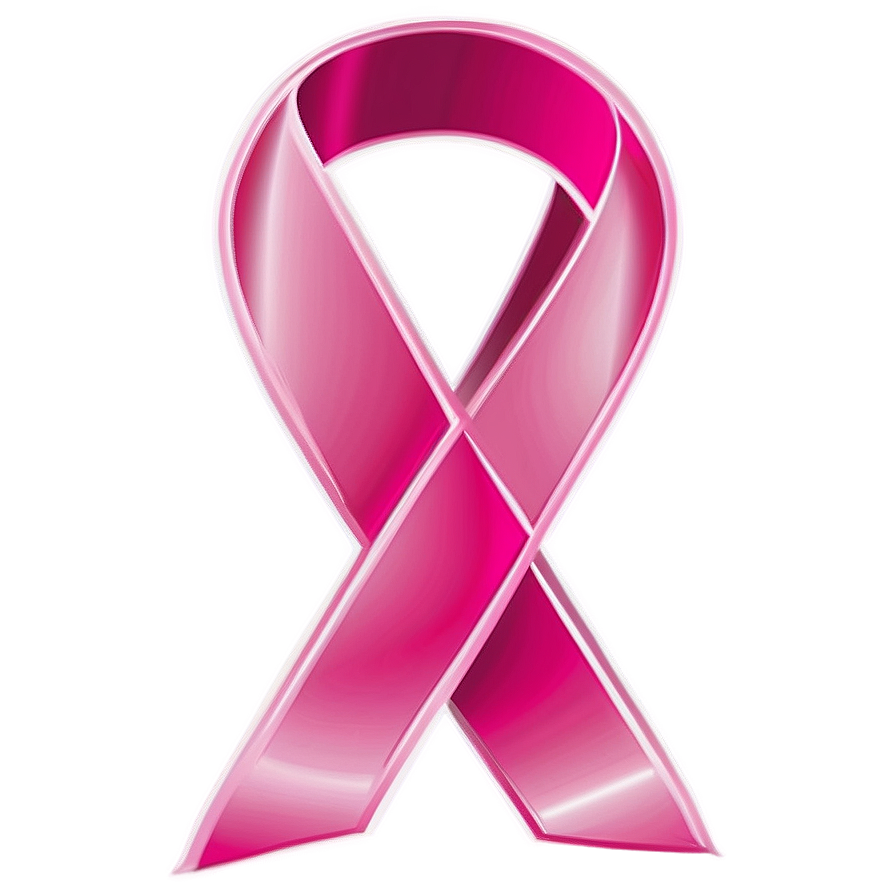 Breast Cancer Awareness Month Ribbon Png Hnp PNG Image