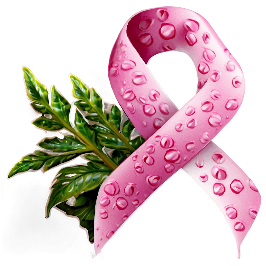 Breast Cancer Awareness Pink Flowers Png Cvv PNG Image