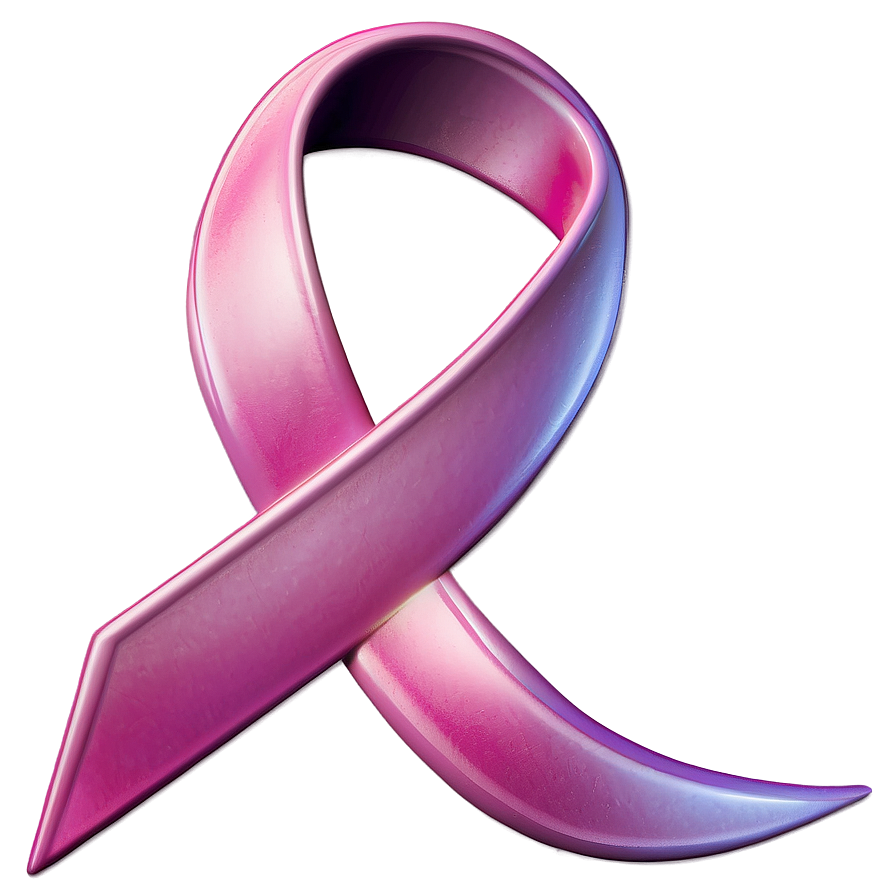 Breast Cancer Ribbon On Pink Background Png Xdq PNG Image